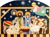 Nativity Creche Stand-Up