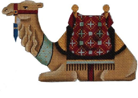 Basket Nativity - Red Camel
