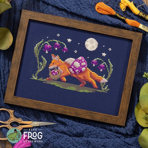 Mushroom Thief (Fine Frog Stitching)