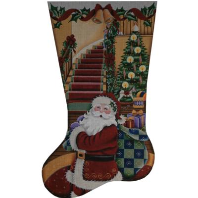Santa's Visit Stocking - 13ct