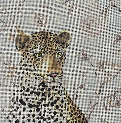 AN523 - Leopard w/Pale Blue Background (Colors of Praise)