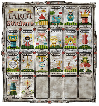 Tarot For Stitchers 9 (Tiny Modernist)