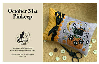 October 31st Pinkeep (Stitches By Ethel)