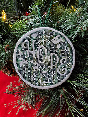 Hope Bauble (Wildflower Stitching)