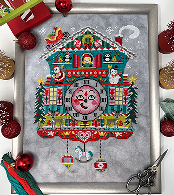 Christmas Cuckoo Clock 4 (Tiny Modernist)