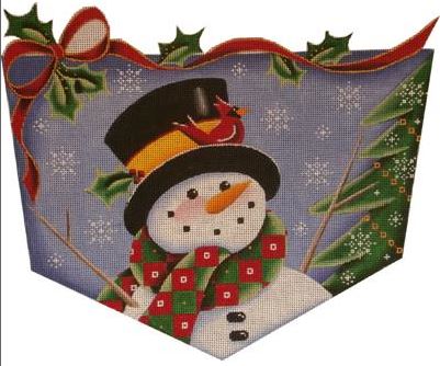 Cardinal and Snowman Cuff - 13ct
