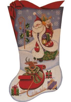 Staff Santa Stocking - 13ct