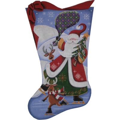 Skating With Santa Stocking - 18ct