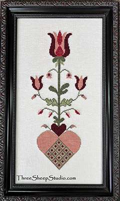 Hearts and Petals - 1776 Fraktur (Three Sheep Studio)