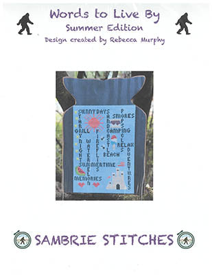 Words To Live By - Summer Edition (SamBrie Stitches Designs)