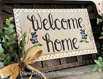 Bluebonnet Welcome (Crafty Bluebonnet Designs)