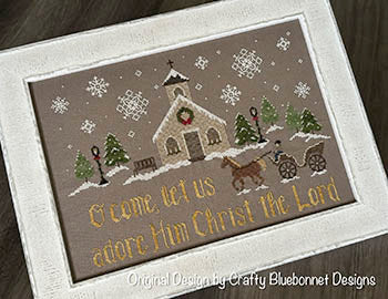Christmas Village Church (Crafty Bluebonnet Designs)