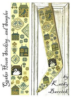 Quaker House Stocking & Sampler (Kathy Barrick)