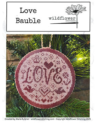 Love Bauble (Wildflower Stitching)