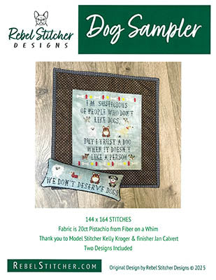 Dog Sampler (Rebel Stitcher Designs)