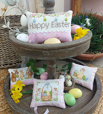Happy Easter Set Cuscinetti (Serenita Di Campagna)