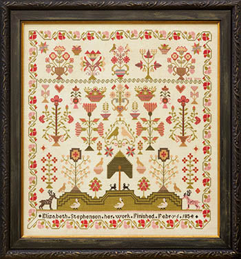 Elizabeth Stephenson 1854 (Hands Across the Sea Samplers)