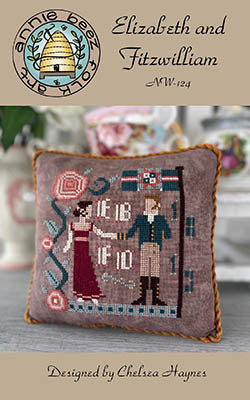 Elizabeth and Fitzwilliam (Annie Beez Folk Art)