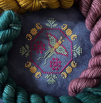 Quirky Quaker Luna Moth (Darling & Whimsy Designs)