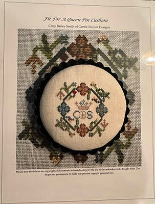 Fit For A Queen Pin Cushion (Gentle Pursuit Designs)