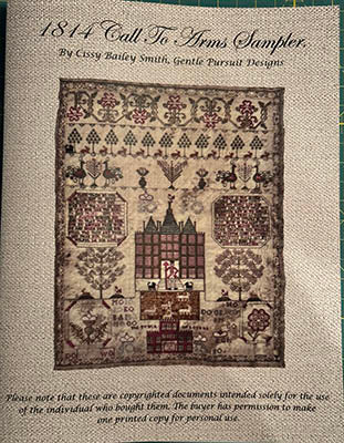 1814 Call To Arms Sampler (Gentle Pursuit Designs)