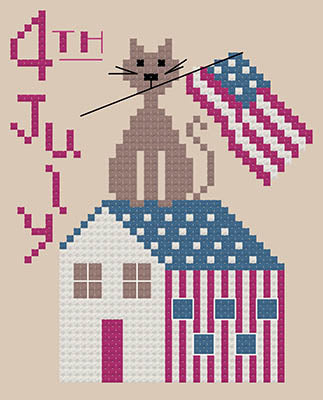 Patriotic Cat (Romys Creations)