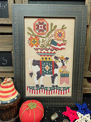 Stars, Stripes & MooLinda (Quaint Rose NeedleArts)