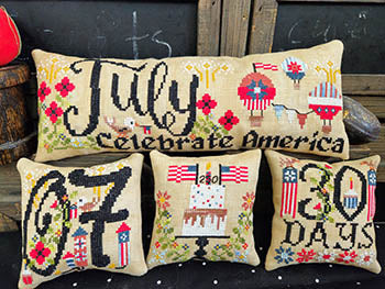 July Celebrate America (Quaint Rose NeedleArts)
