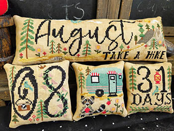 August Take A Hike (Quaint Rose NeedleArts)