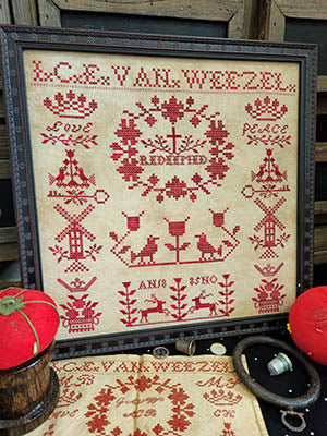 I.C.E Van Weezel 1885 (Quaint Rose NeedleArts)
