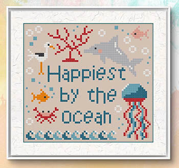 Happiest By The Ocean (Romys Creations)