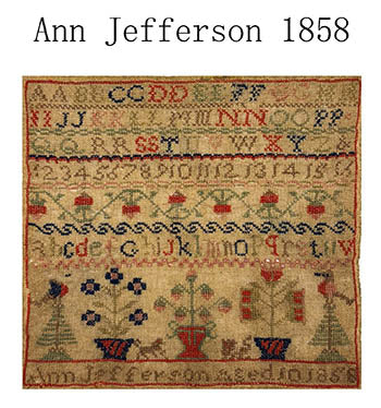 Ann Jefferson 1858 (Just Stitching Along)