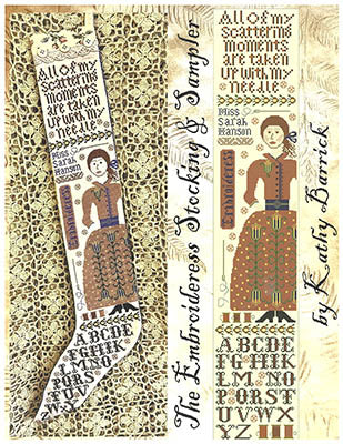 Embroideress Stocking & Sampler (Kathy Barrick)