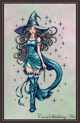 Celestia The Enchantress (Cross Stitching Art)