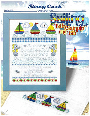 Sailing Baby Sampler and Bib (Stoney Creek)