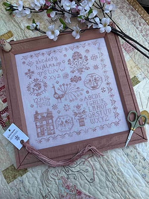 Pink Peacock Sampler (Pansy Patch Quilts and Stitchery)