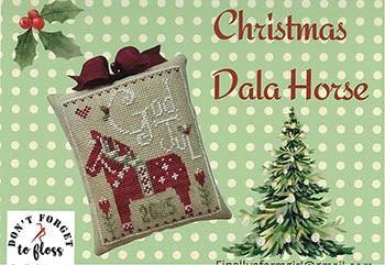 Christmas Dala Horse (Finally A Farmgirl)