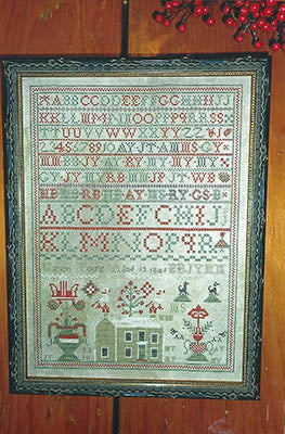 Marion Young 1841 Sampler (Chessie and Me)