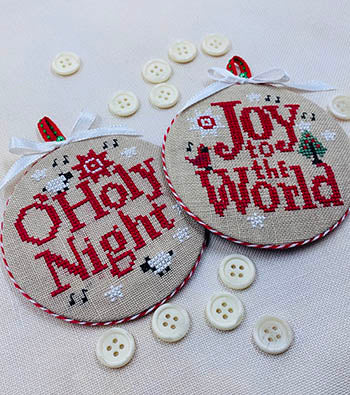 Joyful Christmas Ornaments 2025 (Stitches By Ethel)