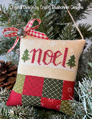Noel Ornament (Crafty Bluebonnet Designs)