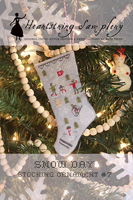 Snow Day Stocking Ornament (Heartstring Samplery)