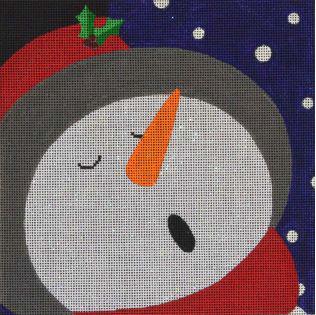 Graphic Snowman Top Hat