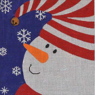 Graphic Snowman  Bell