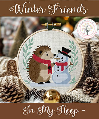 Winter Friends - Hedgehog & Snowman (Anabellas)