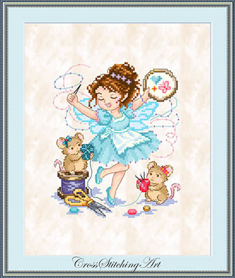 Rosie (Cross Stitching Art)