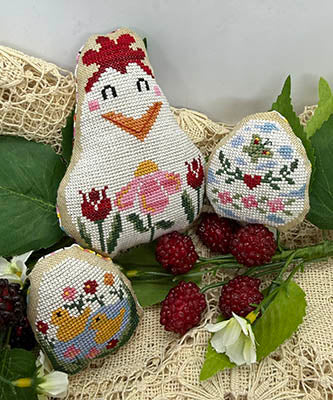 Hen And Eggs - Mommy And Cubs (Romys Creations)