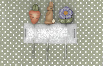 Carrot Party Pins (Puntini Puntini)