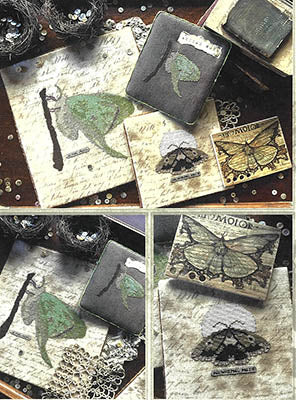 Enchanted Moths (Primitive Hare)– Stitch Therapy Needleworks