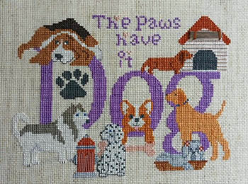 Dog Paws (Sister Lou Stitches)