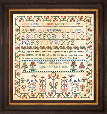 William Curtis 1826 (Hands Across the Sea Samplers)